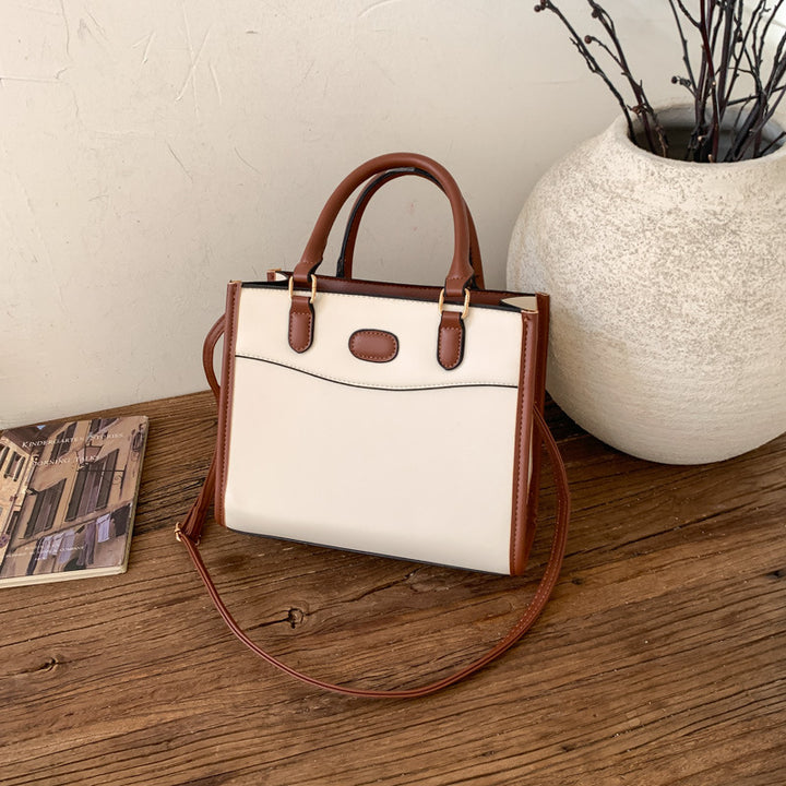 Damen elegante Ledertasche mit abnehmbarem Schulterriemen Nord Taschen