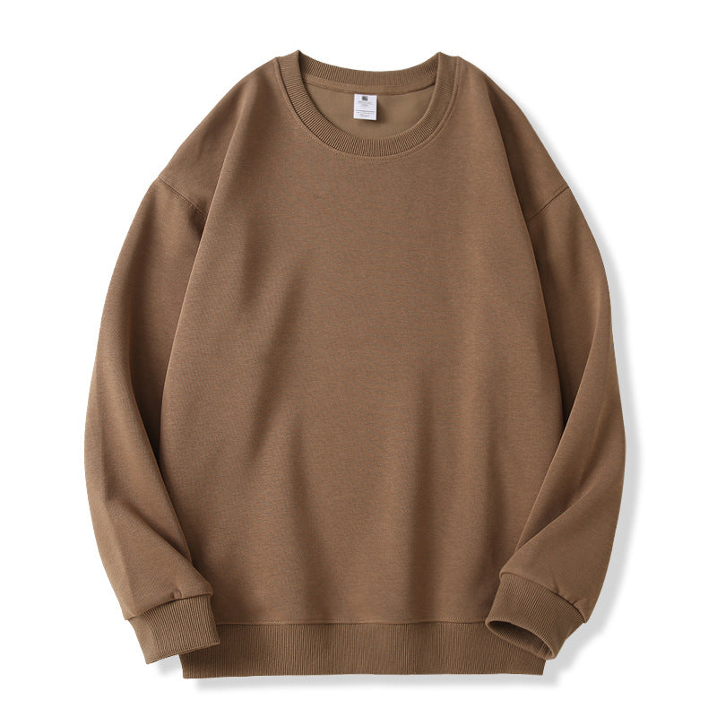 Unisex Oversize Baumwoll-Fleece Sweatshirt mit Rundhalsausschnitt, Rippbündchen und schwerer Qualität Nord Taschen