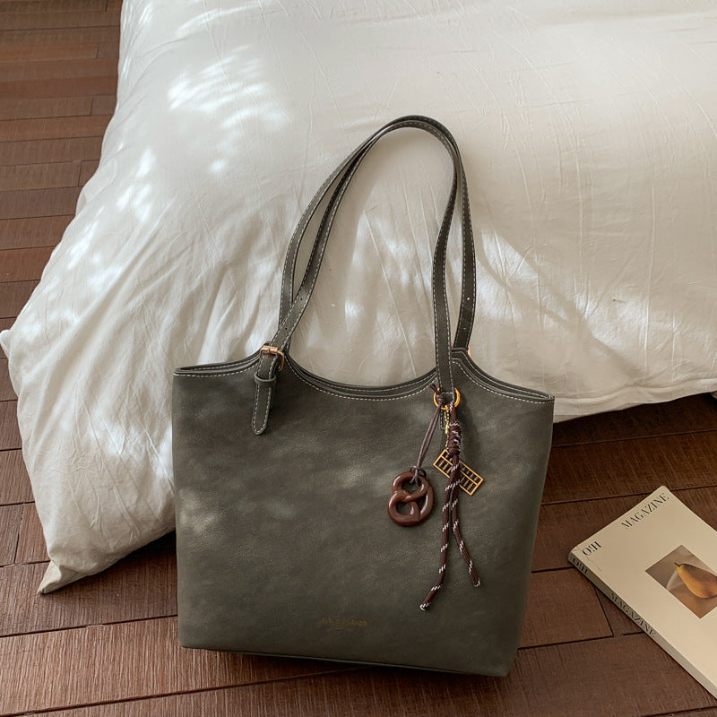 Damen elegante Umhängetasche aus weichem Wildleder Nord Taschen