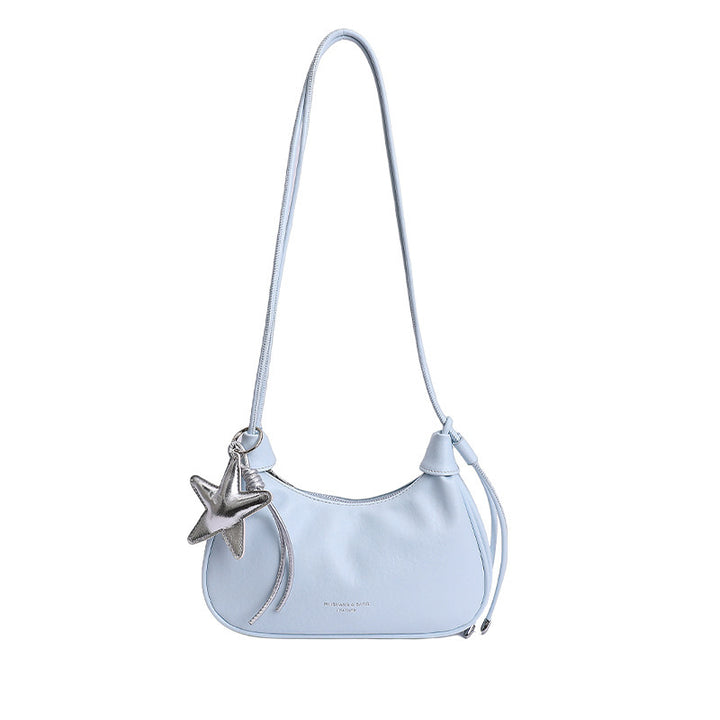 Damen elegante Umhängetasche mit detaillierter Sternenapplikation Nord Taschen