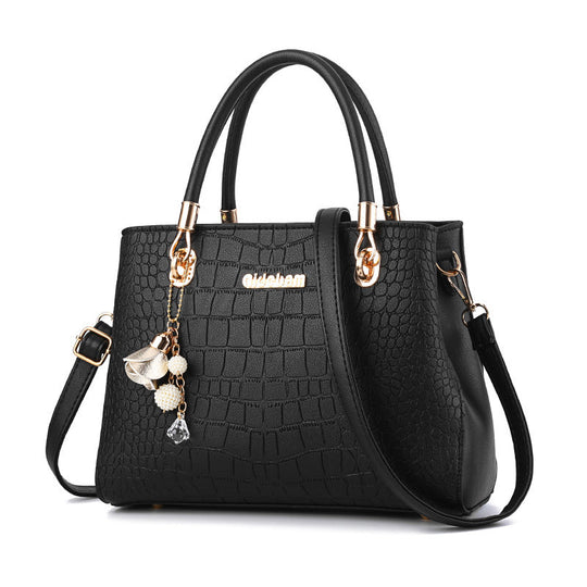 Arvani | Handtasche für Damen - Modische Tasche im minimalistischen Stil mit goldenen Details