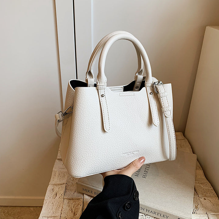 Damen elegante Handtasche mit strukturiertem Obermaterial Nord Taschen