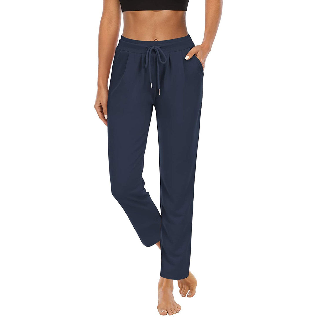 Damen bequeme Freizeithose mit elastischem Bund und seitlichen Taschen Nord Taschen