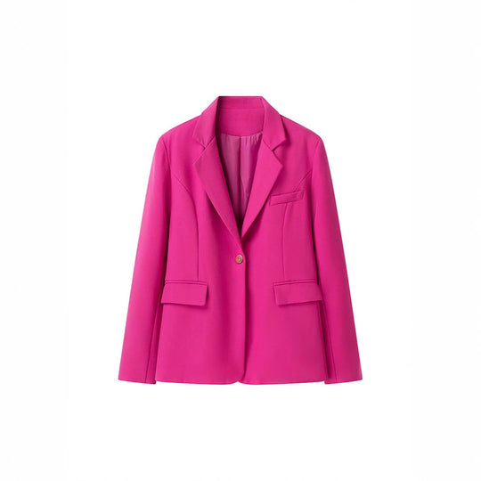 Damen Bouclé-Zweiteiler mit tailliertem Longblazer, Korsagen-Croptop und hochgeschnittener Shorts Nord Taschen