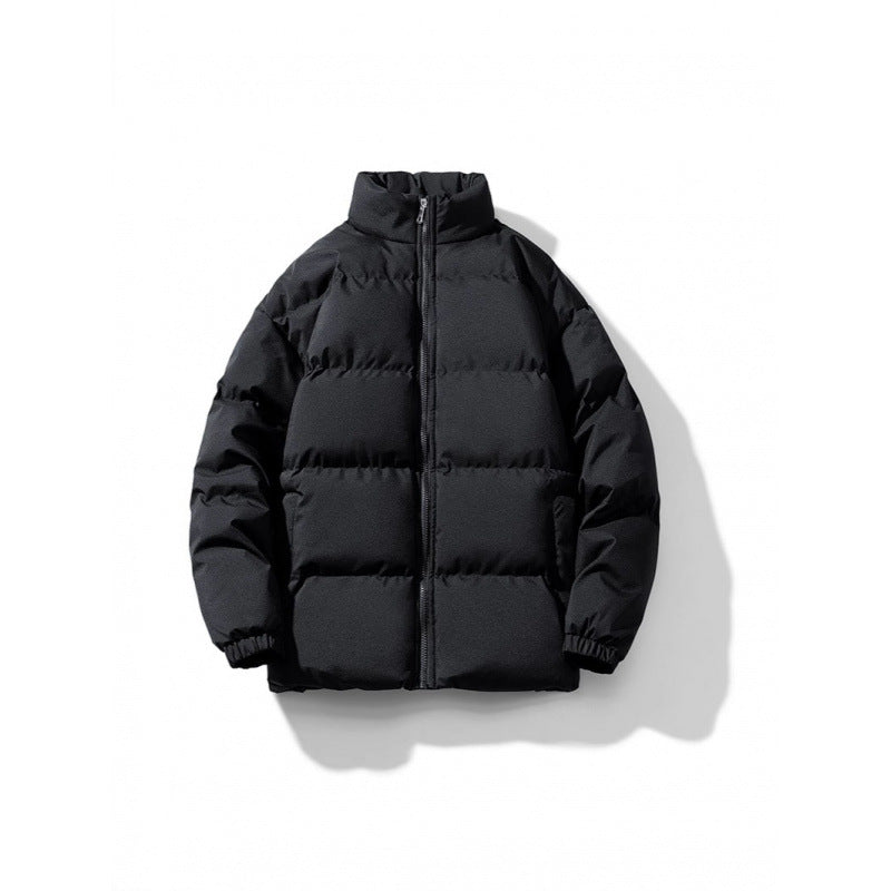 Unisex Leichte gesteppte Daunenoptik Pufferjacke mit Stehkragen und Zwei-Wege-Reißverschluss Nord Taschen
