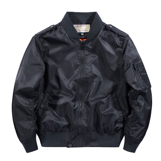 Herren Wind- und Wasserabweisende Nylon-Bomberjacke mit Rippbündchen und Ärmeltasche Nord Taschen