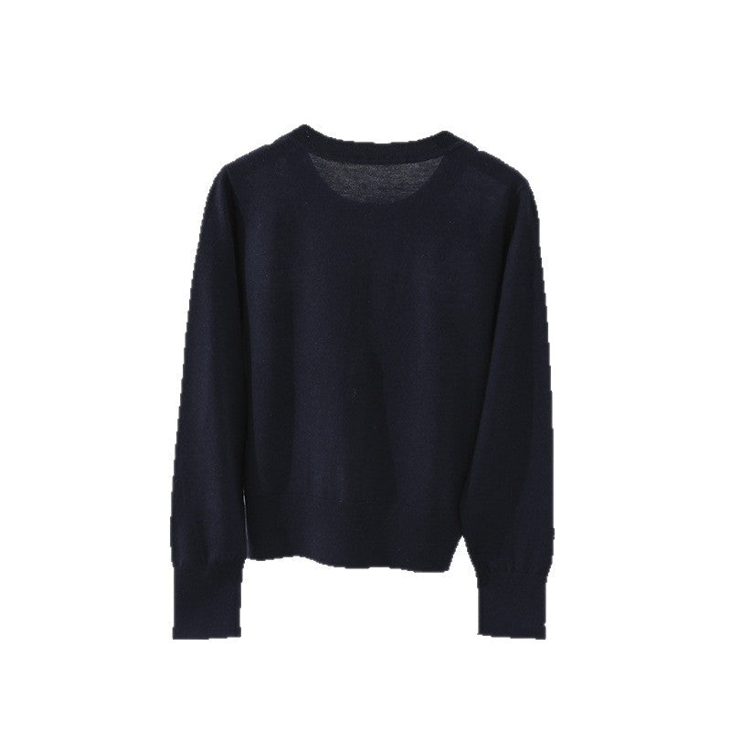 Damen Feinstrick-Cardigan mit Rautenintarsien und Knopfleiste Nord Taschen