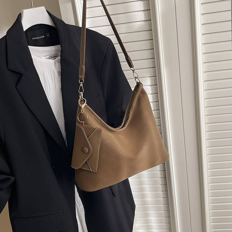 Damen modische Umhängetasche mit abnehmbarem Anhänger und elegantem Design Nord Taschen