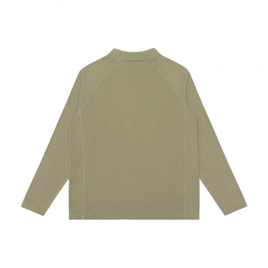 Unisex Leichtes Oversize-Halbzip-Sweatshirt mit Raglanärmeln und Stehkragen Nord Taschen