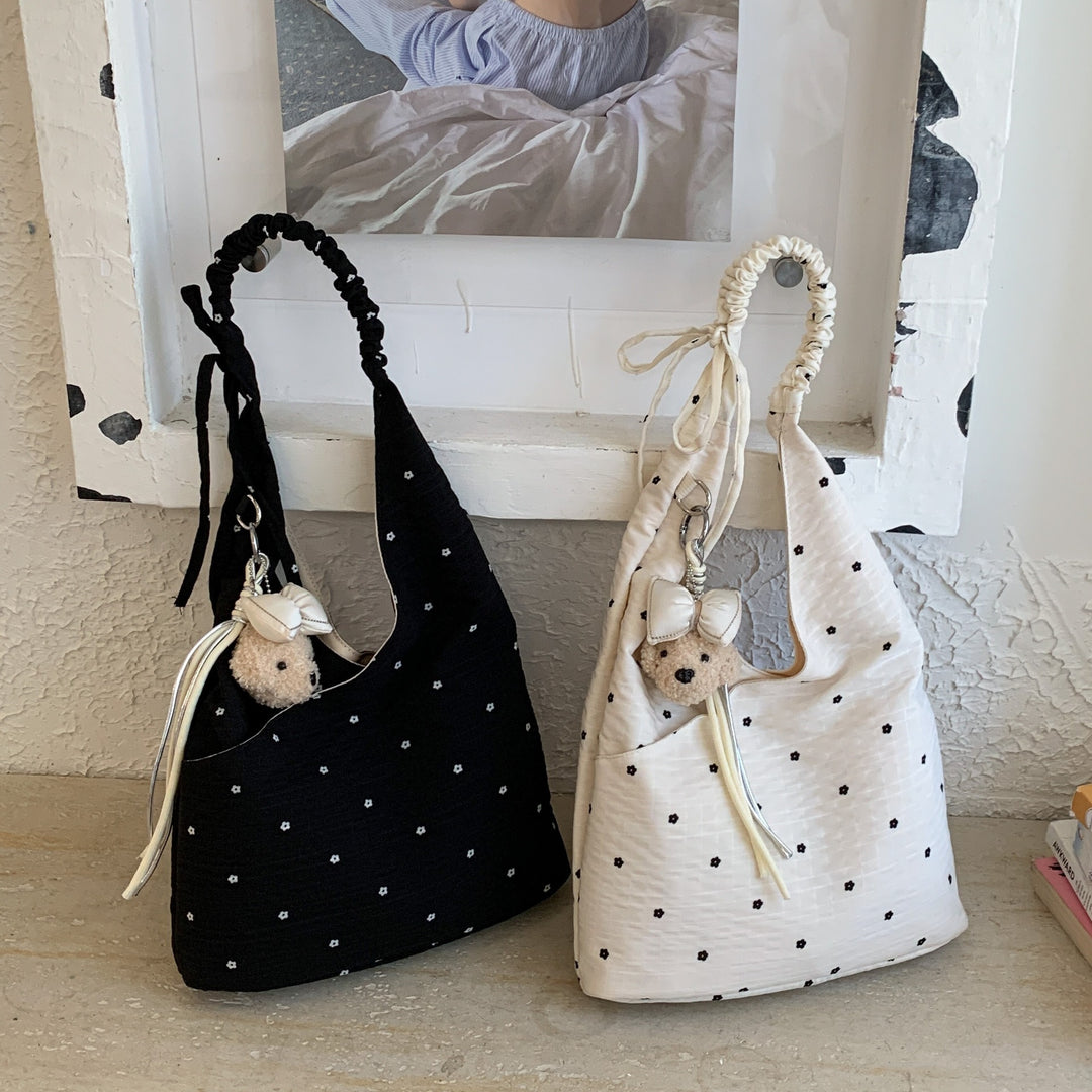 Damen praktische Beuteltasche mit stylischem Punktemuster Nord Taschen