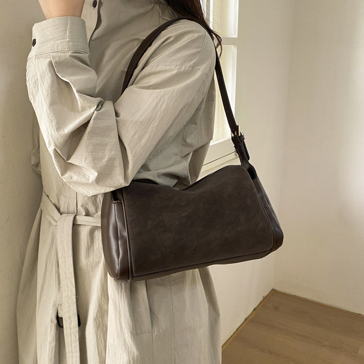 Damen Umhängetasche aus hochwertigem Kunstleder mit elegantem Strukturdesign Nord Taschen
