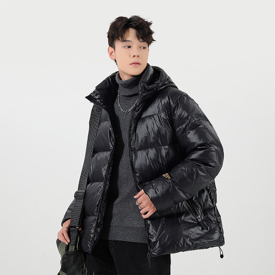 Unisex Wattierte Kapuzenjacke mit Thermo-Isolierung und verstellbarem Saum Nord Taschen