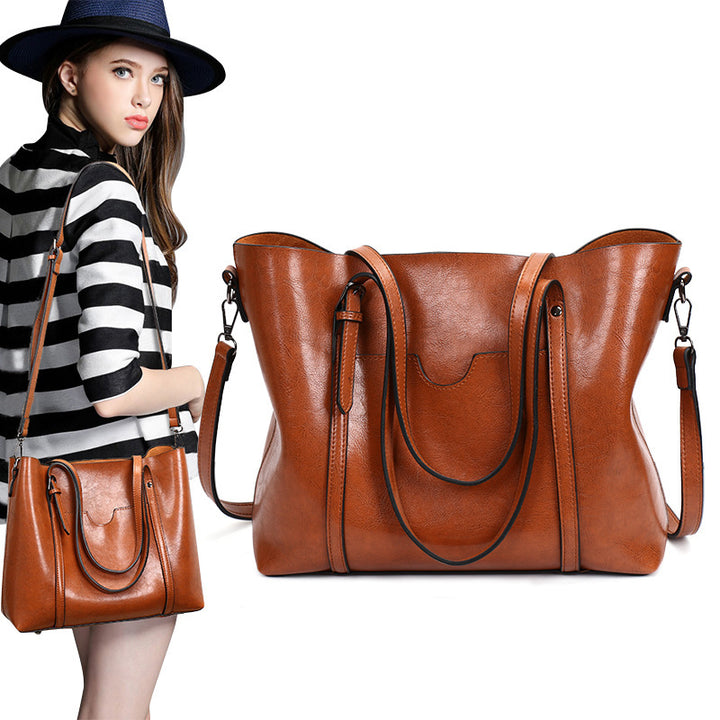 Damen Tote-Handtasche mit elegantem Faltendesign und vielseitigen Trageoptionen Nord Taschen