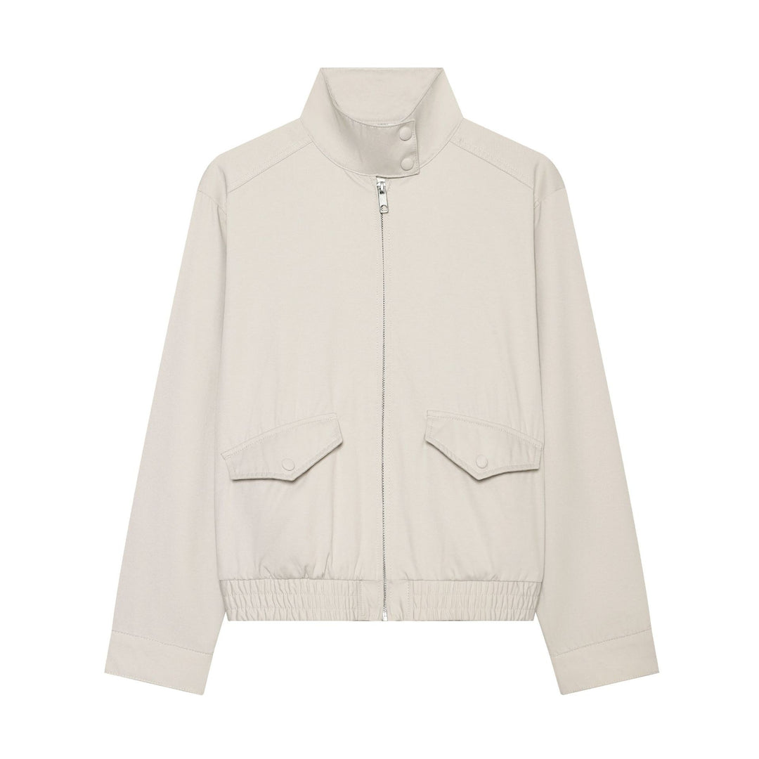 Damen Kurzblousonjacke mit Stehkragen und Utility‑Taschen Nord Taschen