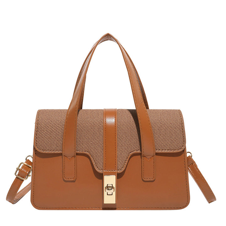 Damen elegante Handtasche mit verspiegeltem Verschluss Nord Taschen