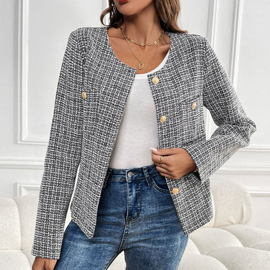 Damen Elegant geschnittene Blazerjacke Nord Taschen