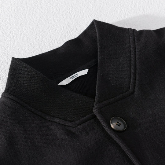 Herren Lässige Hemdjacke im Bomberstil mit aufgesetzten Kontrasttaschen Nord Taschen