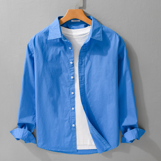 Herren Lässiges Layering-Hemd mit integriertem T-Shirt-Einsatz Nord Taschen