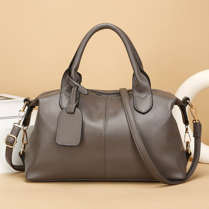 Damen elegante Handtasche mit luxuriösem Kunstleder und abnehmbarem Schultergurt Nord Taschen