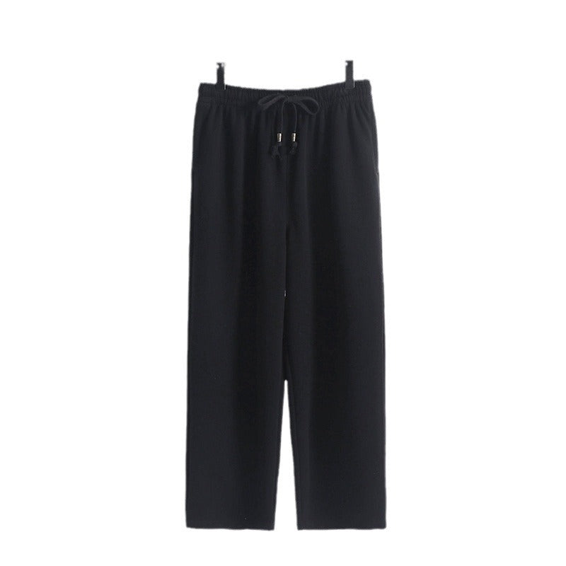 Unisex Gefütterte Fleece-Jogginghose mit elastischem Bund Kordelzug und schmalem Knöchelbündchen Nord Taschen