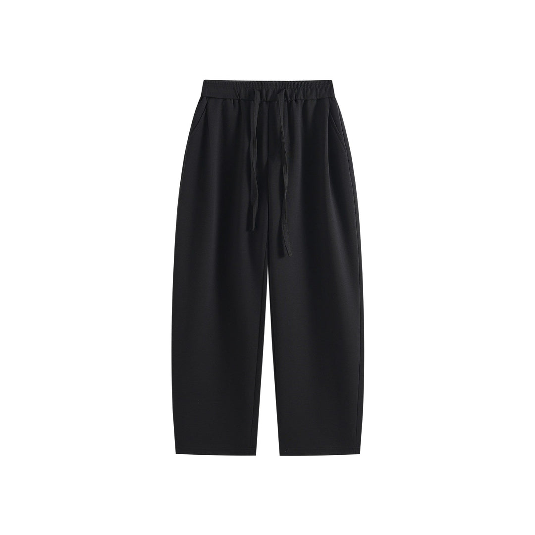 Damen Weite Jogginghose aus Baumwollmischung mit elastischem Kordelbund Nord Taschen