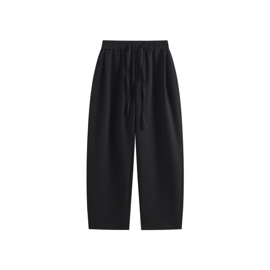 Damen Weite Jogginghose aus Baumwollmischung mit elastischem Kordelbund Nord Taschen