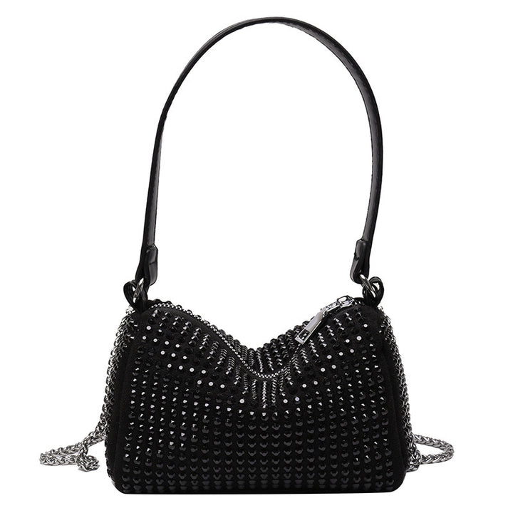 Damen Glamouröse Handtasche mit glitzernden Strassverzierungen Nord Taschen