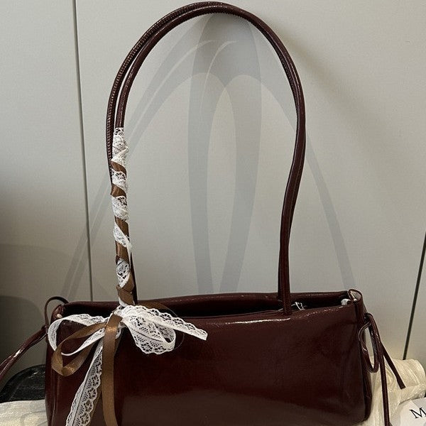 Damen Umhängetasche mit verspieltem Bindungsdetail Nord Taschen