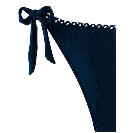 Damen Bandeau-Bikini-Set mit raffinierten BindNord Taschenändern