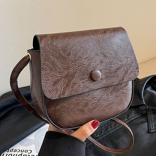 Damen Schultertasche mit eleganter Klappöffnung und hochwertigem Kunstleder Nord Taschen