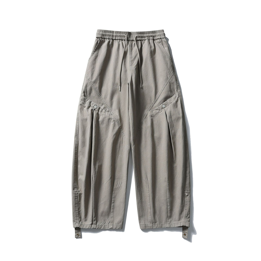 Damen Weite Cargo‑Hose mit elastischem Tunnelzugbund, aufgesetzten Pattentaschen und verstellbaren Beinriemen Nord Taschen