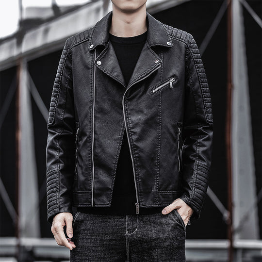 Herren Bikerjacke Nord Taschen