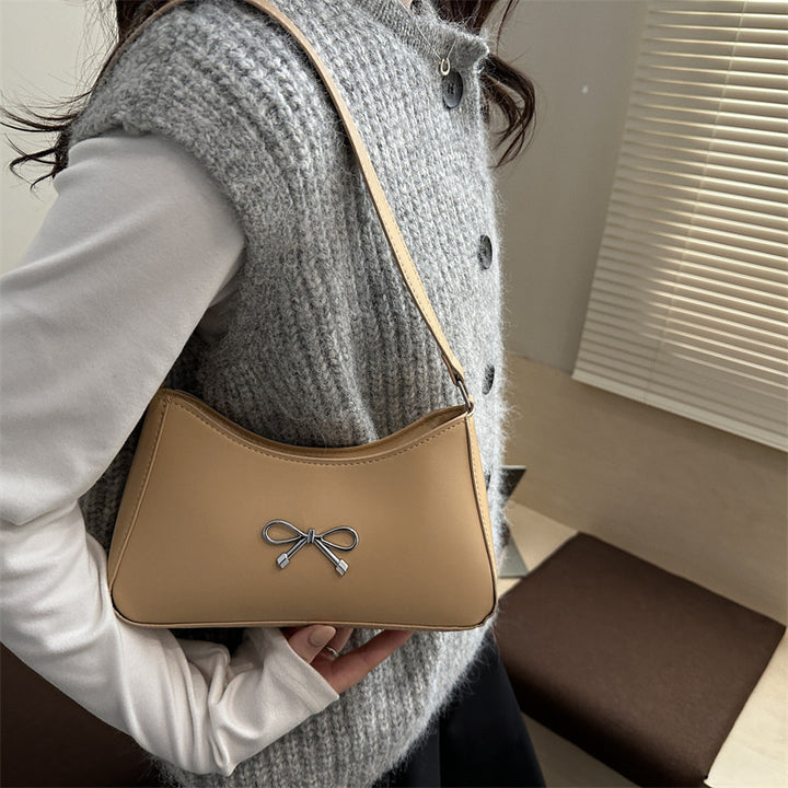 Damen Umhängetasche mit elegantem Schleifendetail Nord Taschen