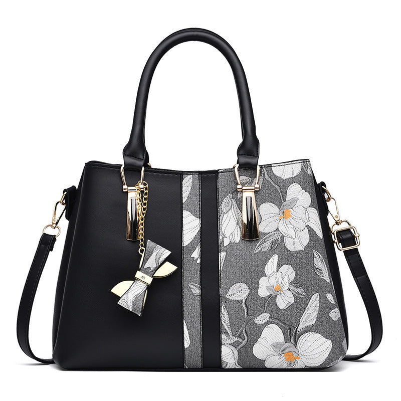 Damen modische Handtasche im eleganten Blumendesign Nord Taschen