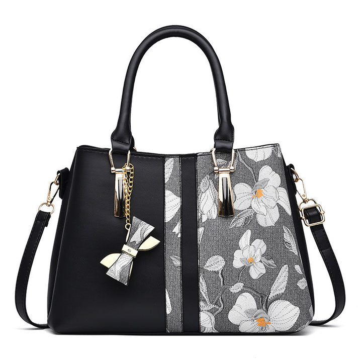 Damen modische Handtasche im eleganten Blumendesign Nord Taschen