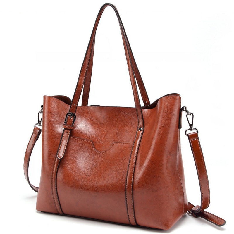 Damen Shopper-Tasche mit eleganten Griffen und praktischen Innenfächern Nord Taschen