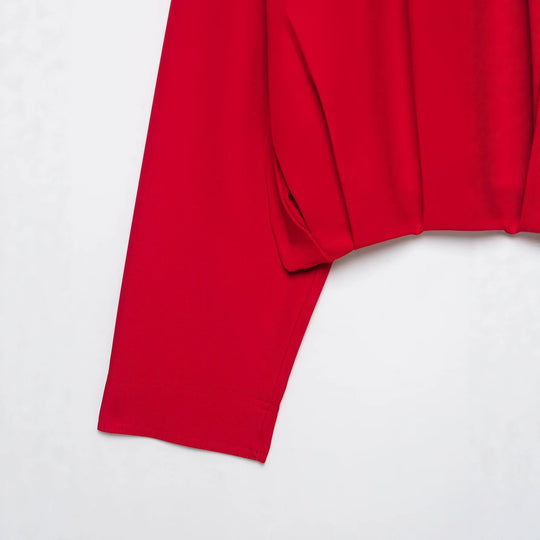 Damen Cropped-Boxy-Jacke mit hohem Stehkragen und durchgehendem Reißverschluss Nord Taschen