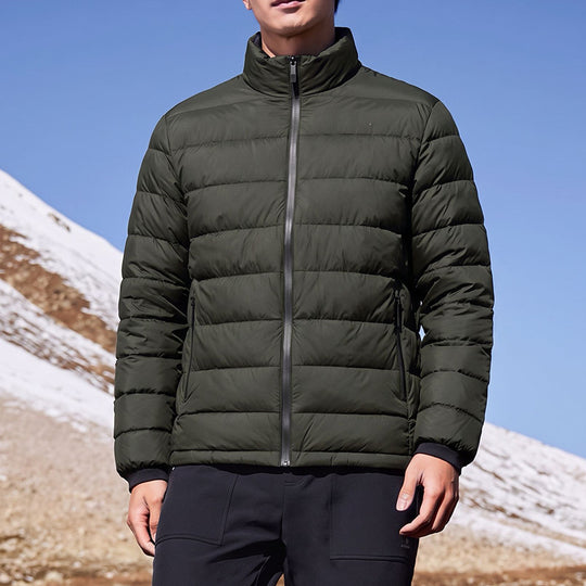 Herren Ultraleichte Kompakt‑Steppjacke mit Thermofüllung, Stehkragen & wasserabweisender Hülle Nord Taschen