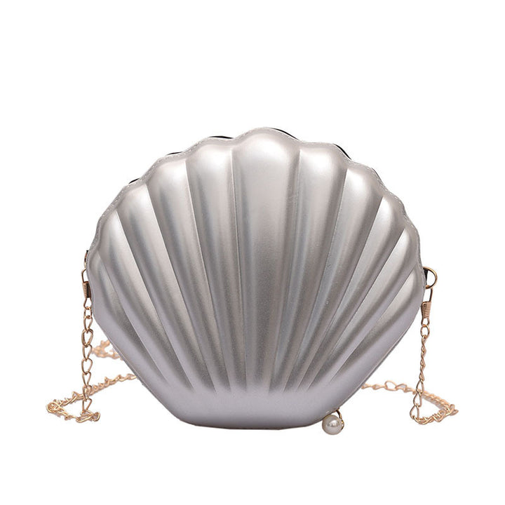 Damen elegante Clutch im Muschel-Design Nord Taschen