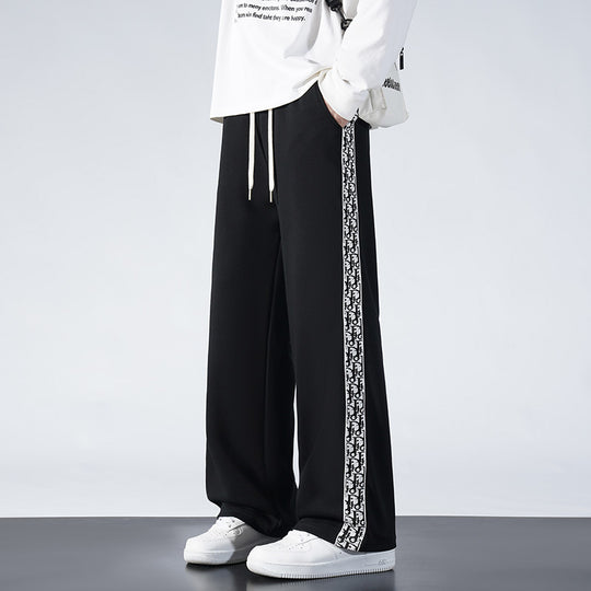 Damen Extraweite Lounge-Sweathose mit seitlichem Logoband und Komfortbund Nord Taschen