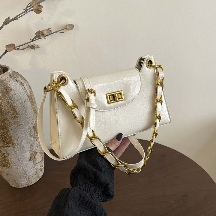 Damen elegante Handtasche mit dekorativem Kettenhenkel Nord Taschen