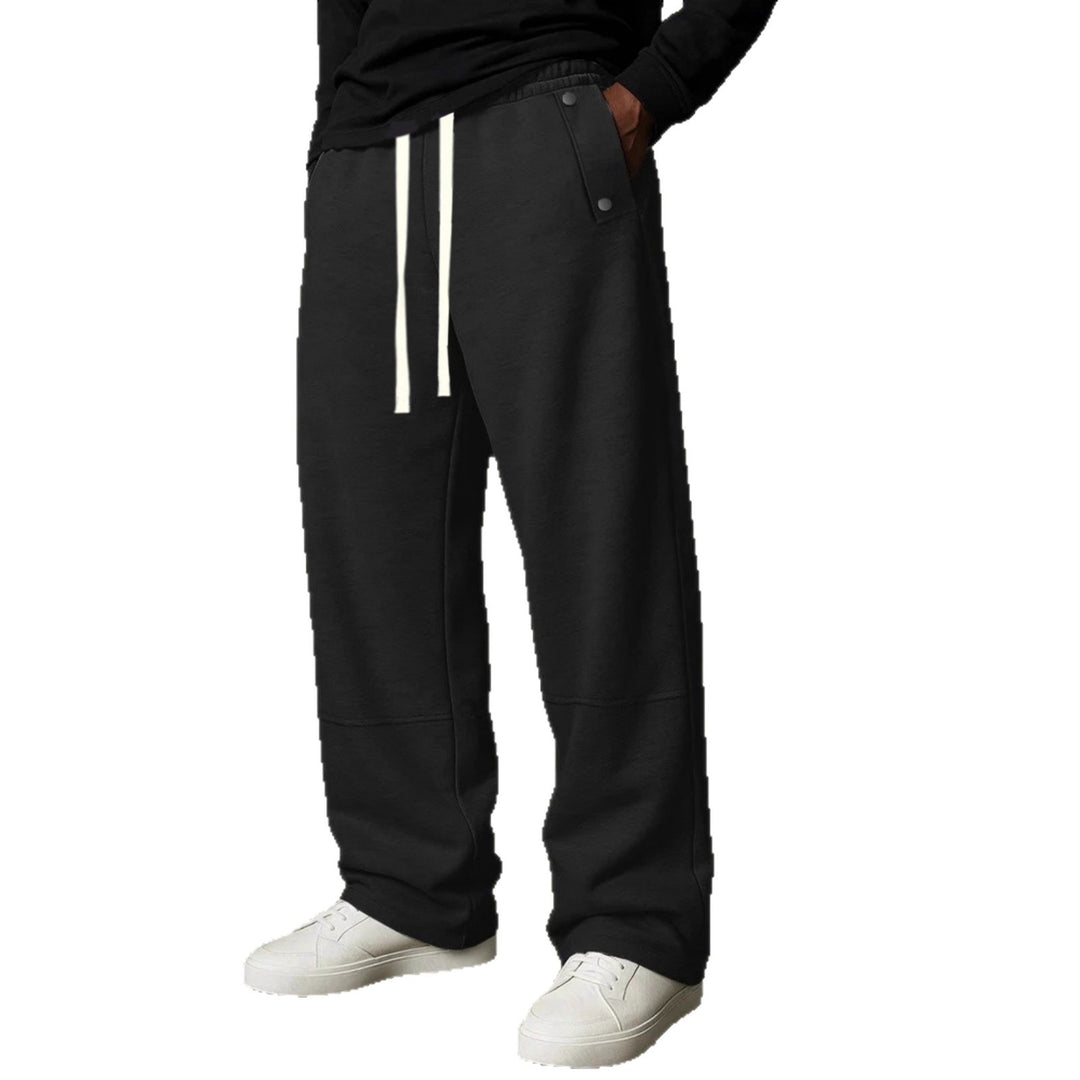 Herren Relaxed-Fit Jogginghose mit hohem Komfortbund, Tunnelzug & Utility-Details Nord Taschen