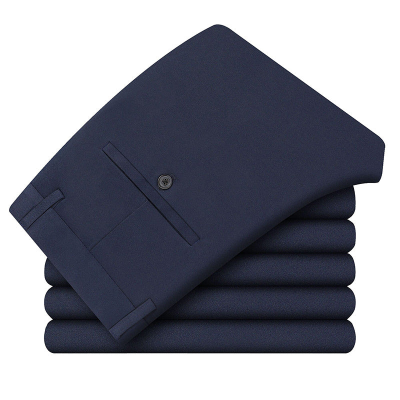 Herren Elegante Businesshose mit Stretch, Bügelfalte und Leistentasche Nord Taschen
