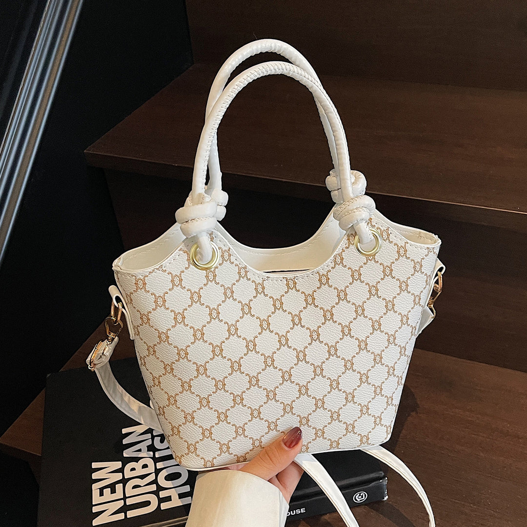 Damen Designer Handtasche mit strukturiertem Muster Nord Taschen