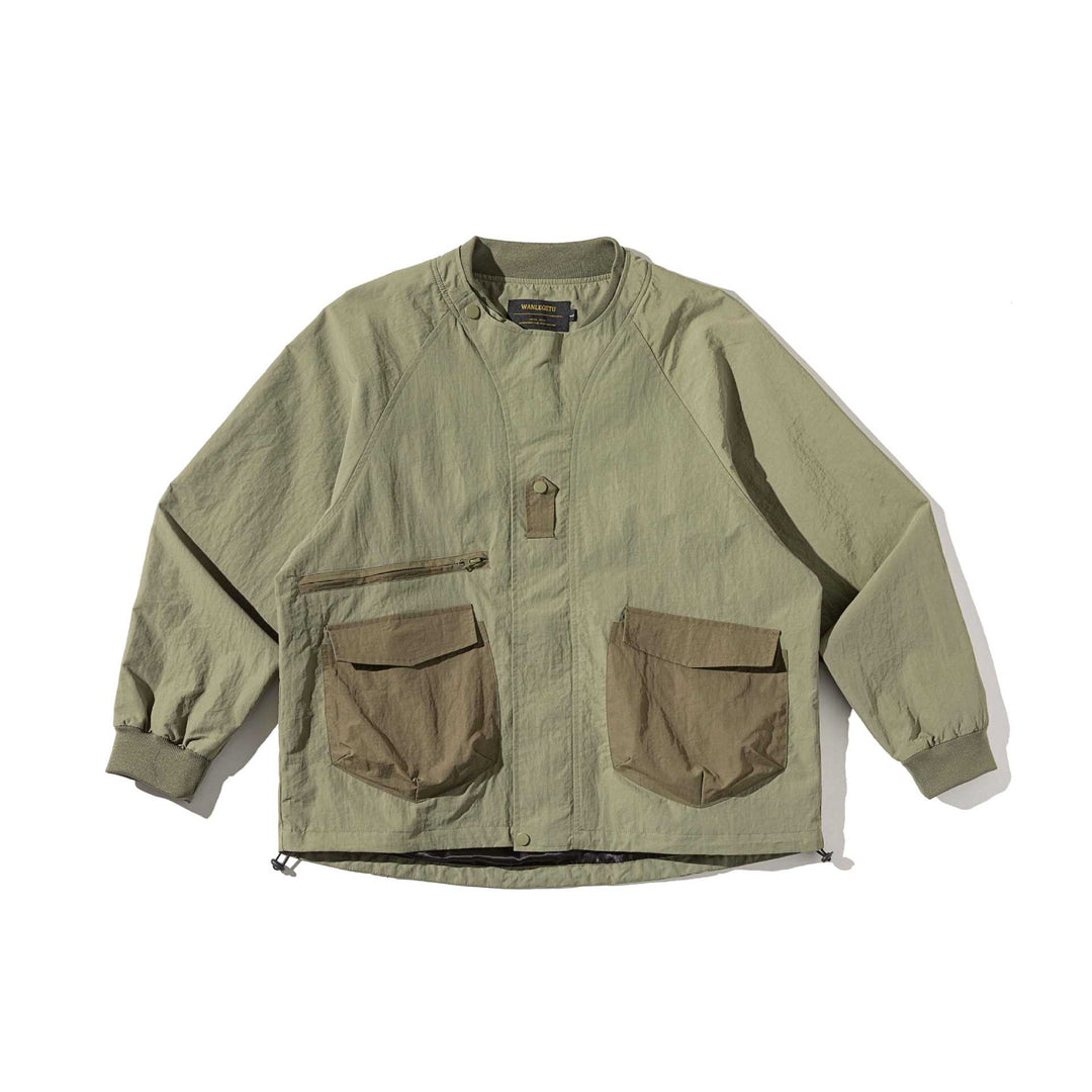 Herren Technischer Kurzblouson im Utility‑Look mit großen Pattentaschen Nord Taschen