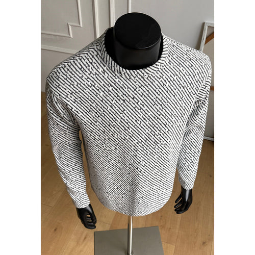 Herren Modischer Langarm-Pullover mit kreativen Mustern Nord Taschen