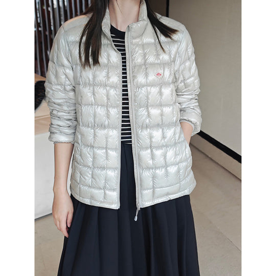 Damen Modische Steppjacke mit glänzender Oberfläche Nord Taschen