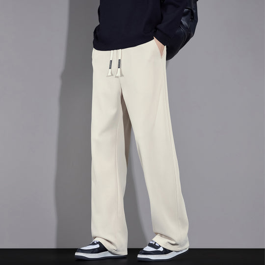 Herren Weite Relaxed-Jogginghose mit Tunnelzug und geradem Bein Nord Taschen