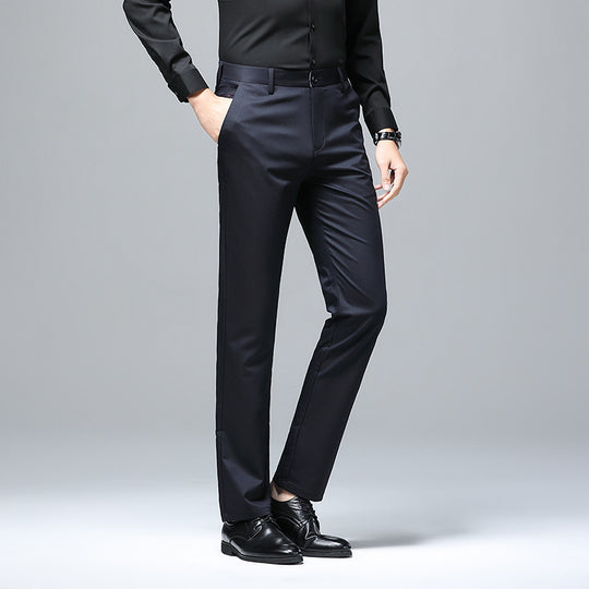 Herren Elegante Slim‑Fit Chino‑Hose mit Bügelfalte und Stretchkomfort Nord Taschen