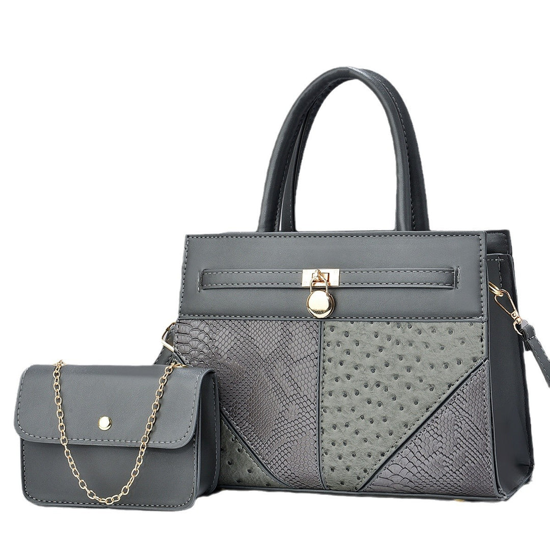 Damen elegante Handtasche mit abnehmbarer Mini-Clutch Nord Taschen